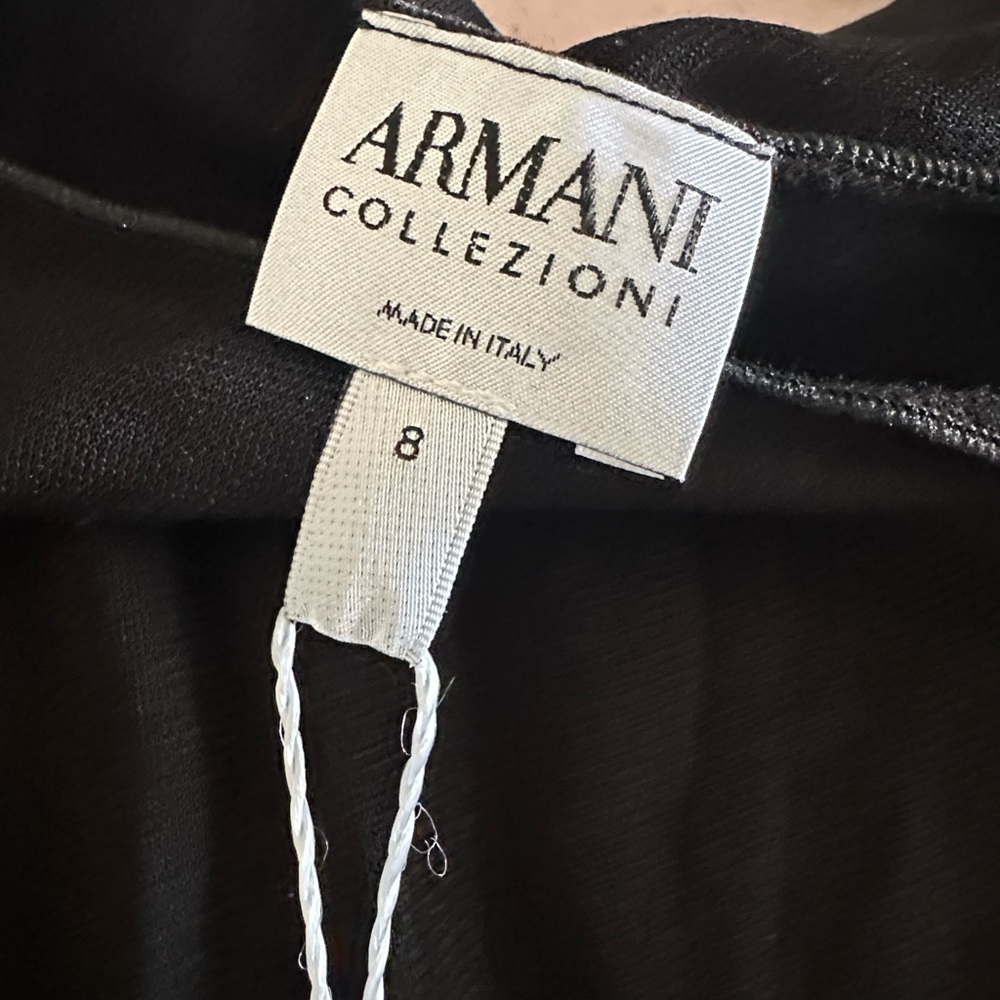Brand new Armani Collezioni black cocktail dress